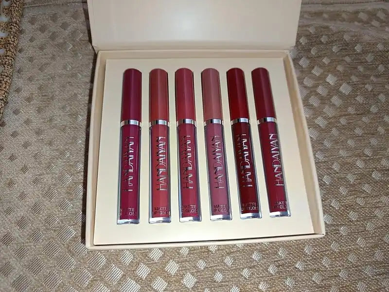 Velvet Matte Liquid Lipstick Set 6 Pcs Pack of 2 ( Buy 1Get1 Free)