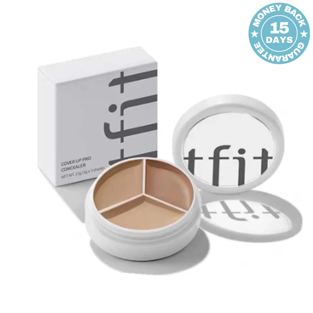 3 in 1 concealer palette Full coverage | Hides Blemishes, Flaws & Dark circle | Long-lasting.